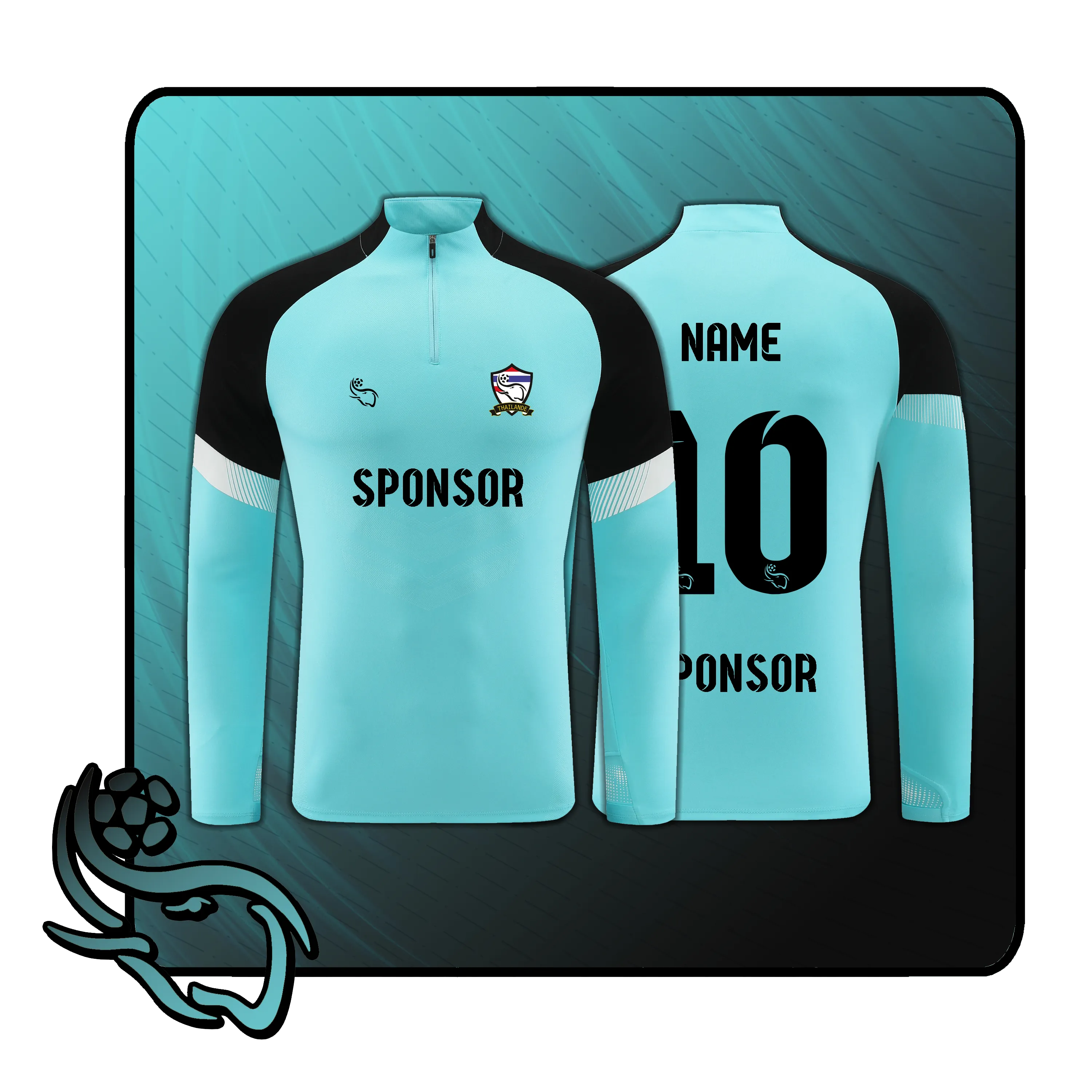QT-10 Long Sleeve | Blue